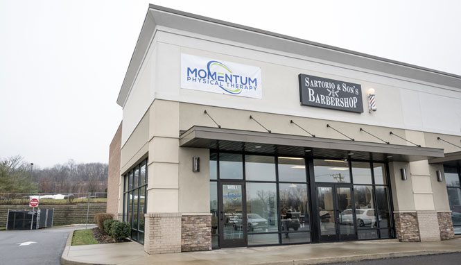 Exterior of Momentum Physical Therapy building